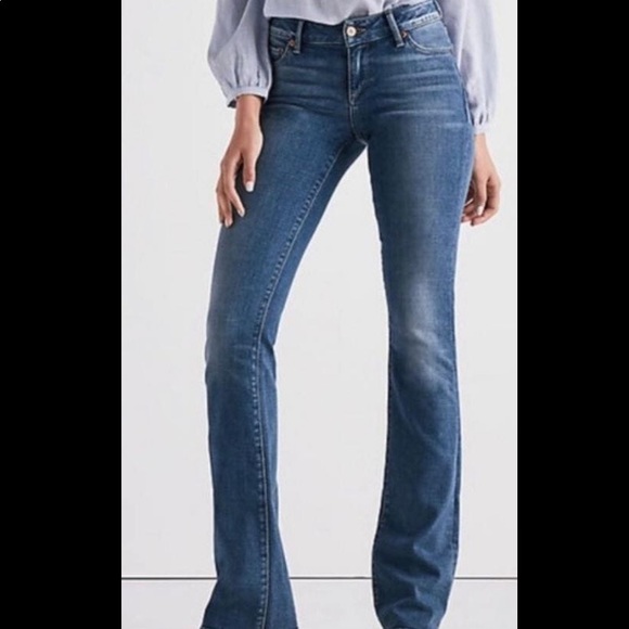 Lucky Brand Denim - Lucky Brand Mid Rise Flare Dungaree Jeans